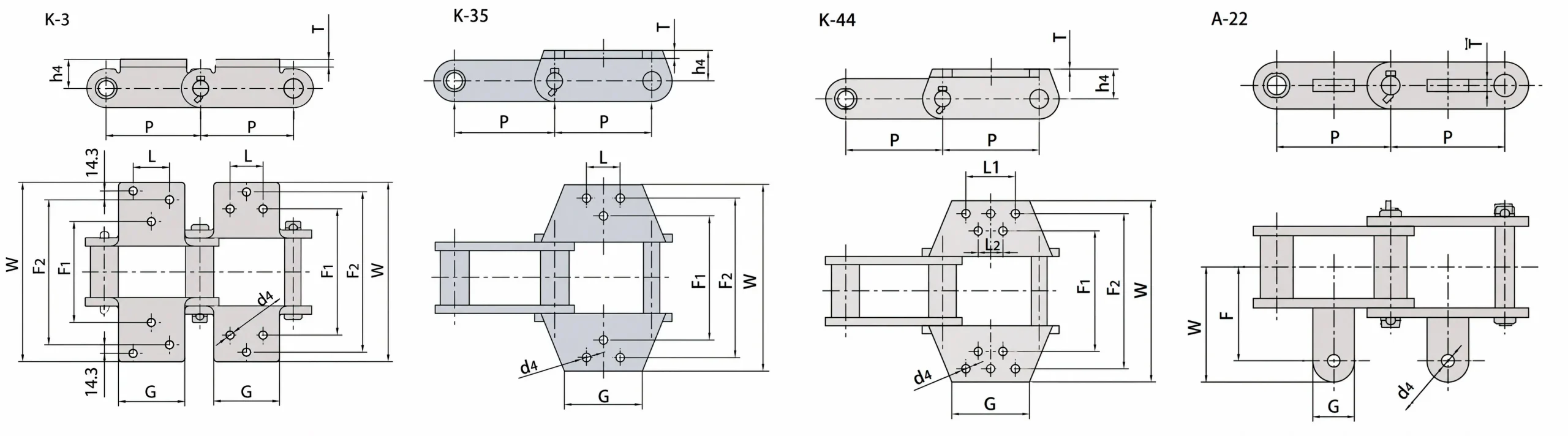Engineering Steel Bushing Chain